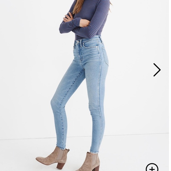 Madewell 10” high rise skinny jeans - Picture 2 of 12